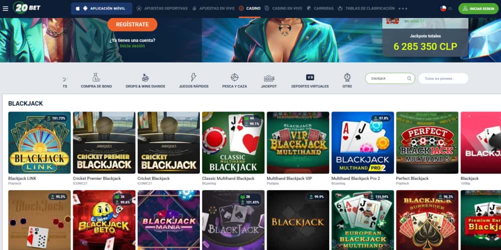 20bet casino blackjack online