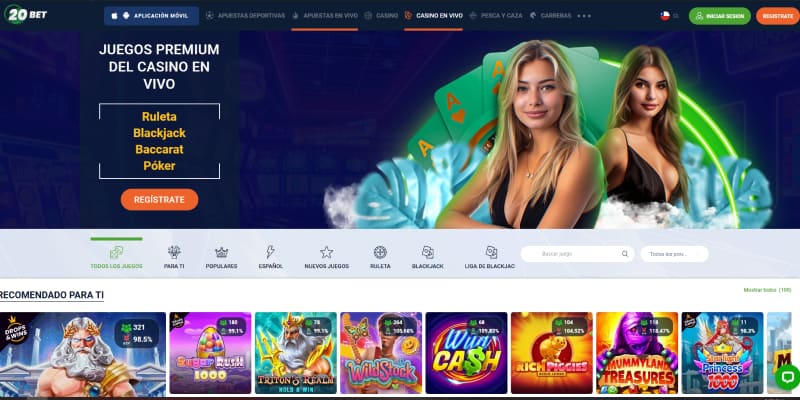 Casino en vivo 20bet