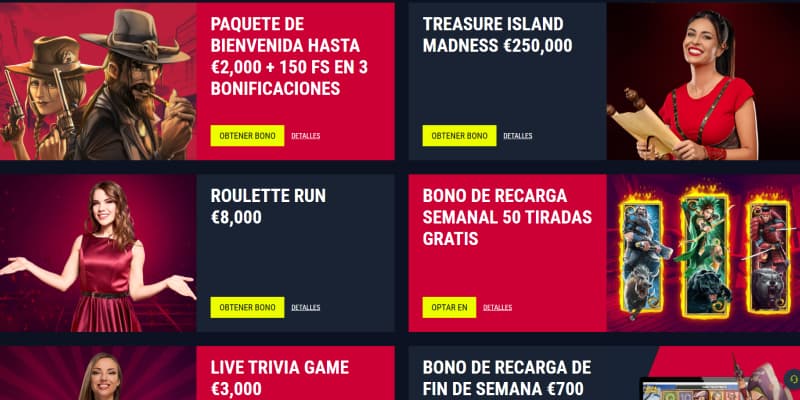 Promociones del casino Rabona