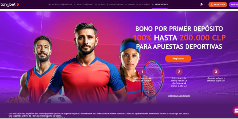 Promociones de TonyBet