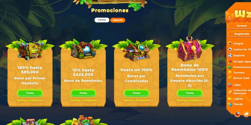 Promociones de wazamba