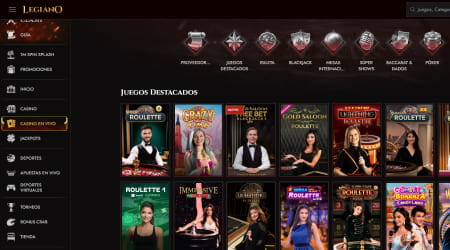 Juegos en vivo de Legiano