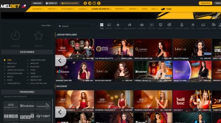 Juegos en vivo de Melbet