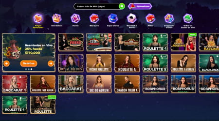 Juegos en vivo de wazamba