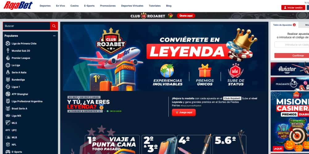 Rojabet casino en vivo