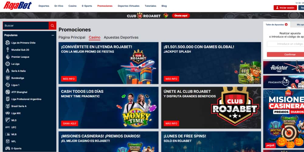 Rojabet casino recompensas